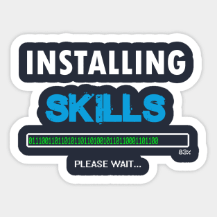 installing skills Sticker